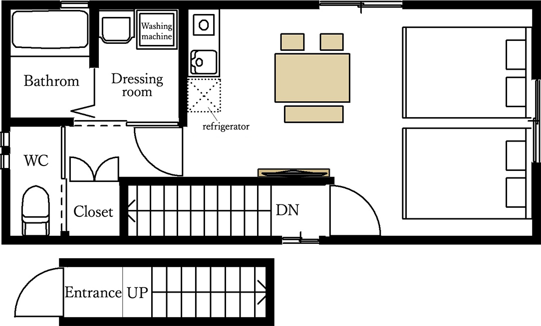 Bettei Nijo Four room plan