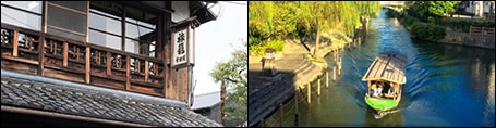 The little known but good, local course.　Historical walk around the city of sake and water